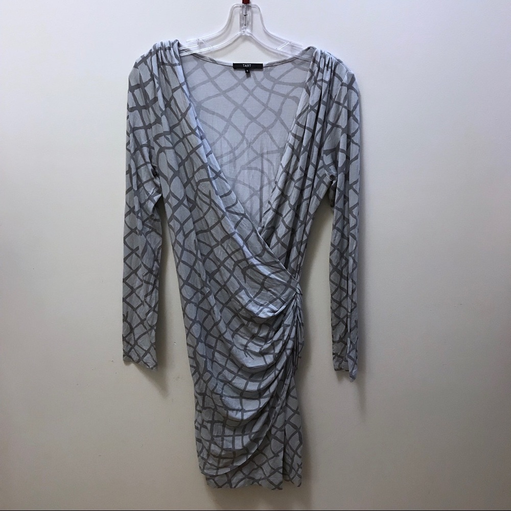 Jersey surplus mini dress